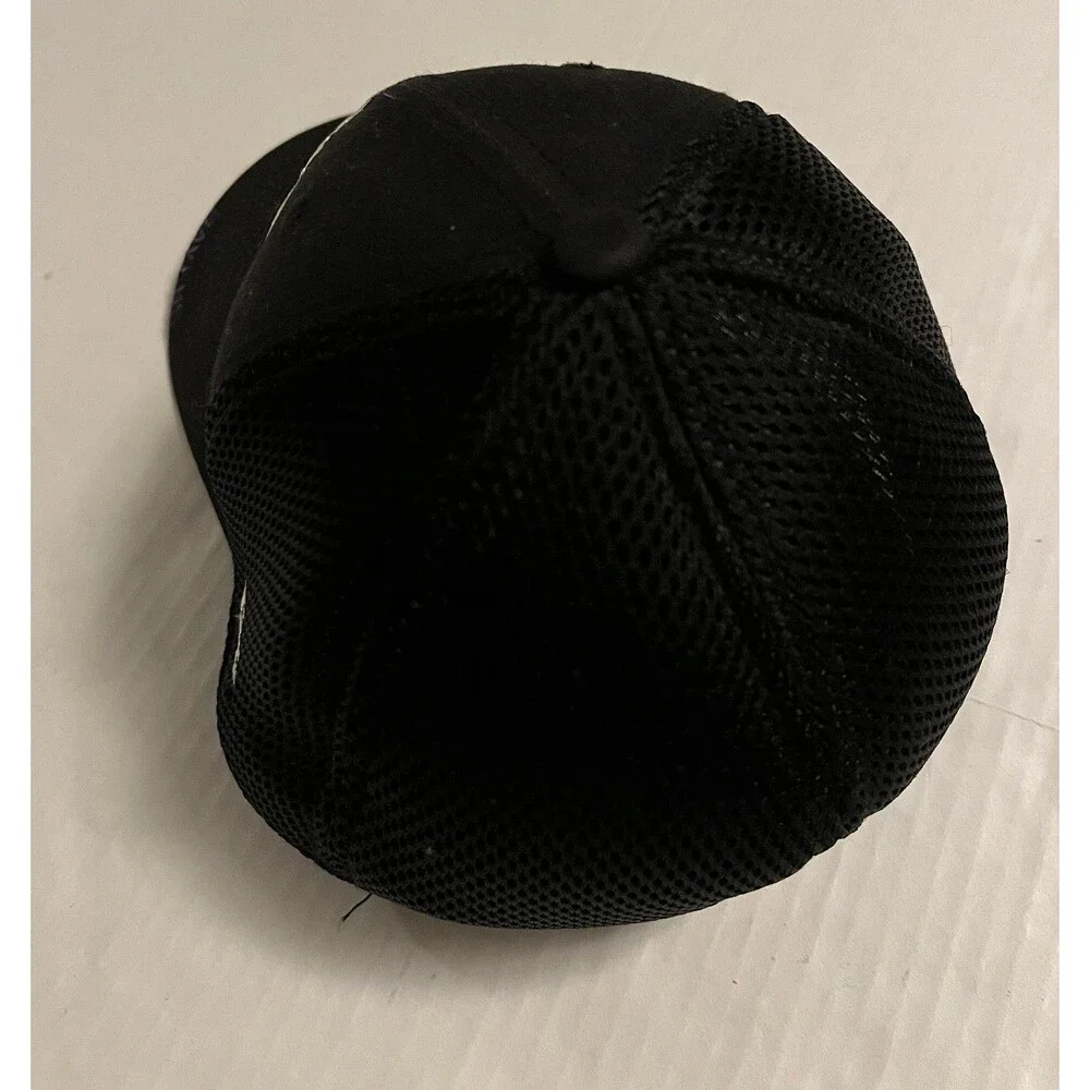 New Era Baltimore Ravens NFL Fitted Flexfit Hat Cap Small Medium 39Thirty Black